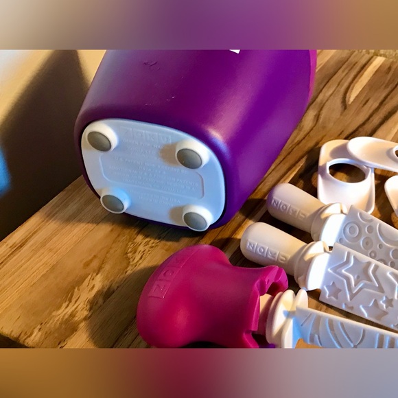 ZOKU Purple Single Ice Pop Maker Fast Making Freezer Use Complete Set 3 Tool - Picture 10 of 14